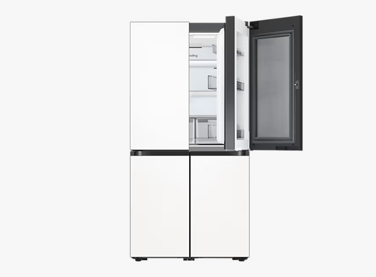 삼성전자 비스포크 냉장고 4도어 870L 색상 새틴 화이트