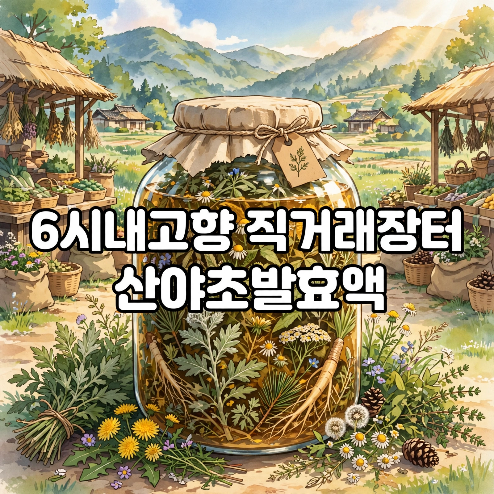 6시내고향 직거래장터 산야초발효액