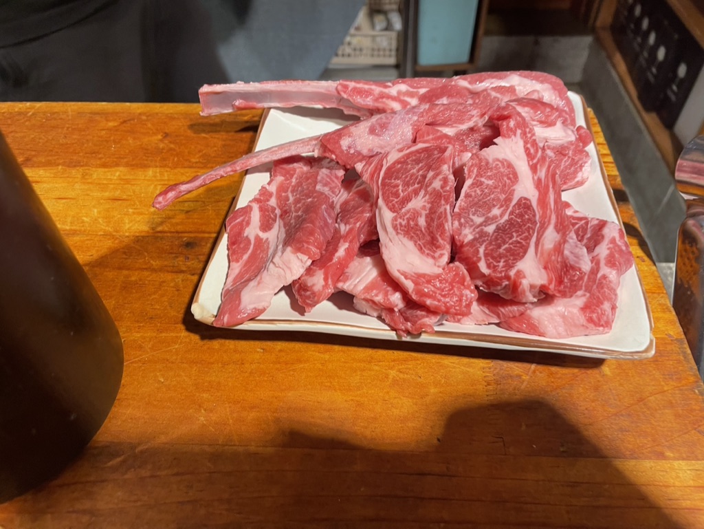 누쿠미 세트 양갈비 생양등심