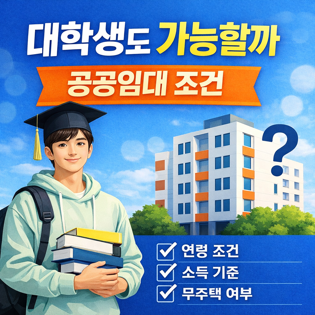 청년 공공임대주택 대학생도 가능할까 관련 대표이미지 사진