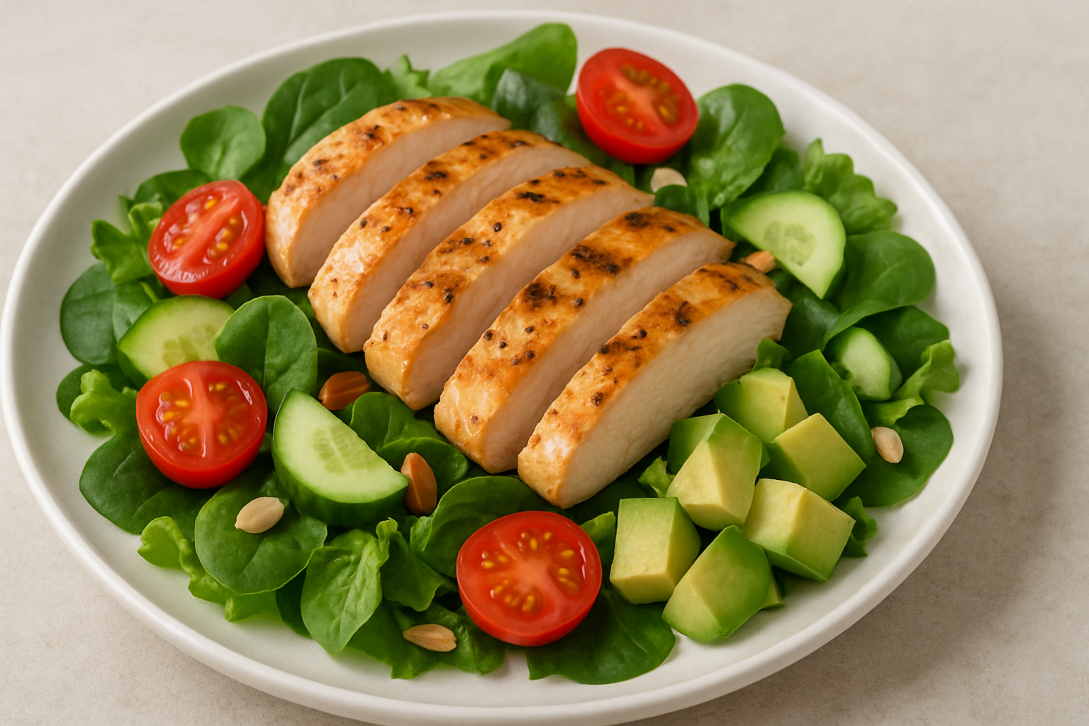 자연적으로 테스토스테론 수치를 올리는 요리 : 닭가슴살 샐러드