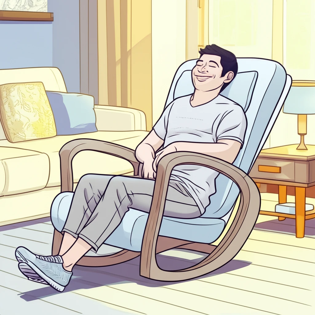 흔들흔들 꿀잠 보장! 이안 리클라이너