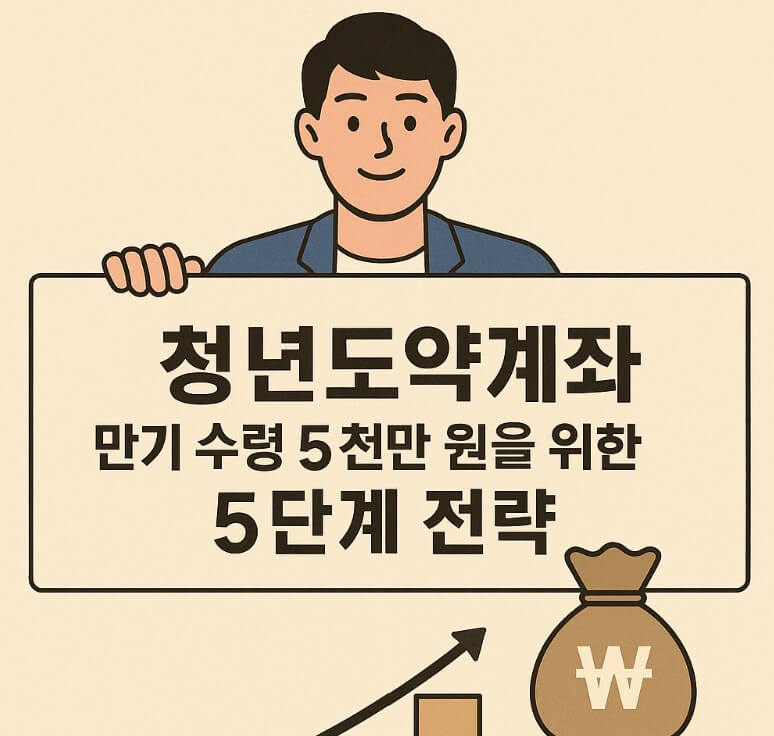 청년도약계좌 만기 수령 5천만 원을 위한 5단계 전략