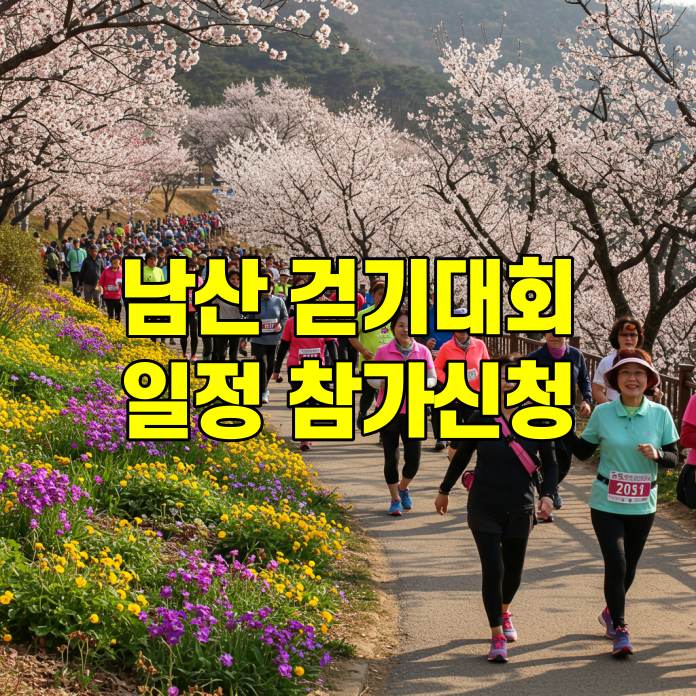 2025년 남산 걷기대회 일정 참가 신청