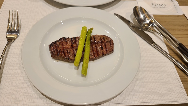 쏠비치 진도 셰프스 키친 석식 스테이크1