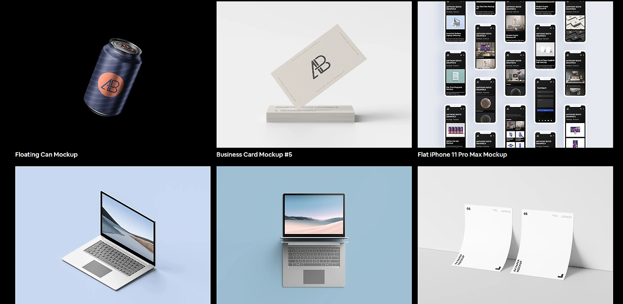 현업 종사자들이 이용하는 무료 목업 사이트3