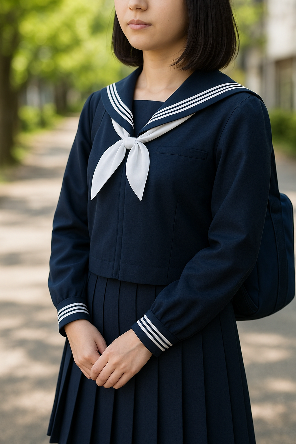 교복입은 여학생