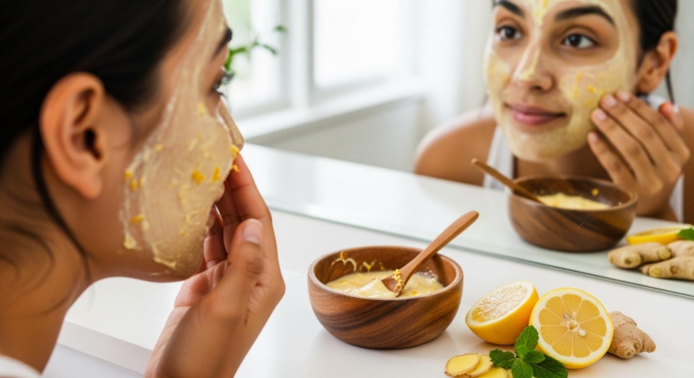 검버섯 기미 천연팩