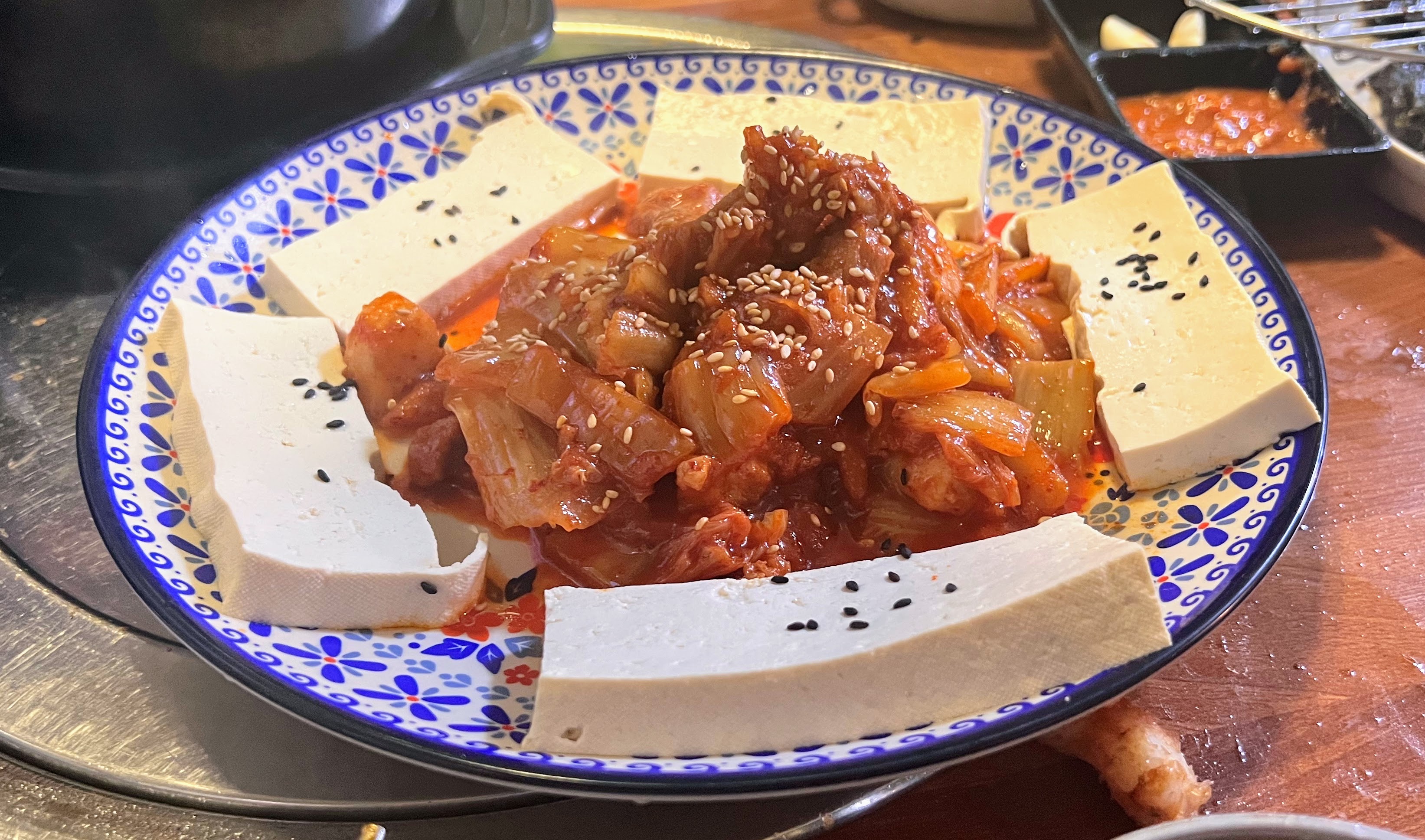 장송육통장 두부김치