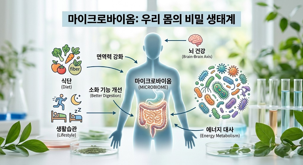 마이크로바이옴 생태계: 면역력 증진 건강 가이드