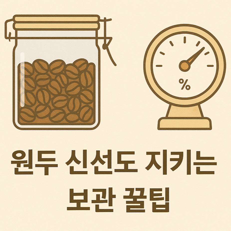 커피 맛, 보관에서 갈린다 ☕ 원두 신선하게 유지하는 꿀팁 A to Z