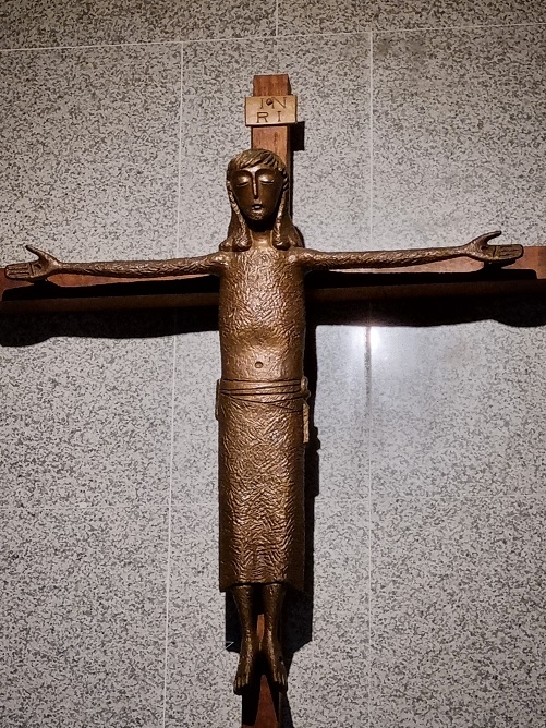 제주 성산포성당 십자고상 사진