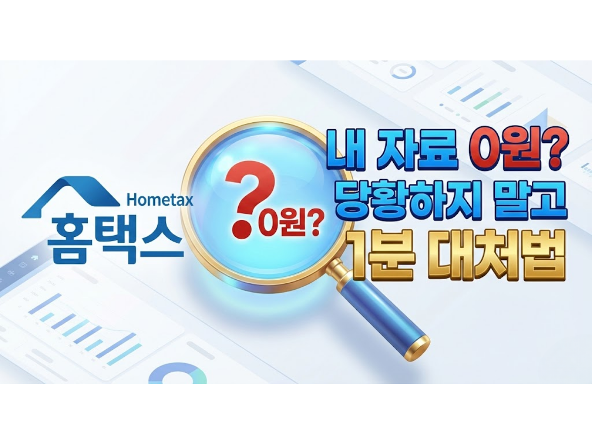 연말정산 간소화 서비스 첫날 '0원' 대두, 누락 자료 100% 찾아내는 긴급 처방전