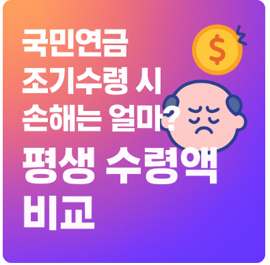 국민연금 조기수령 시 손해는 얼마?