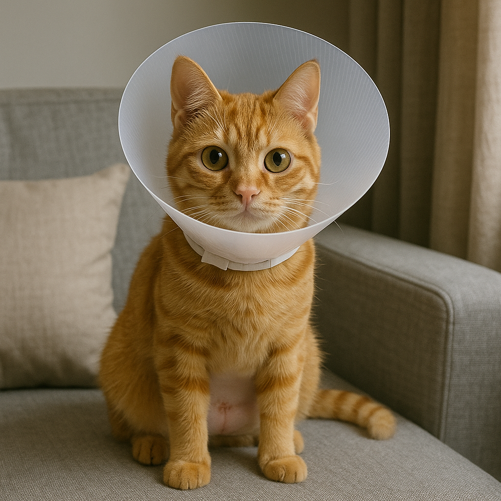 중성화 수술한 고양이