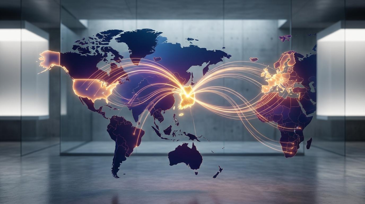 630조 원 규모의 글로벌 SMR 시장 성장을 나타내는 세계 지도