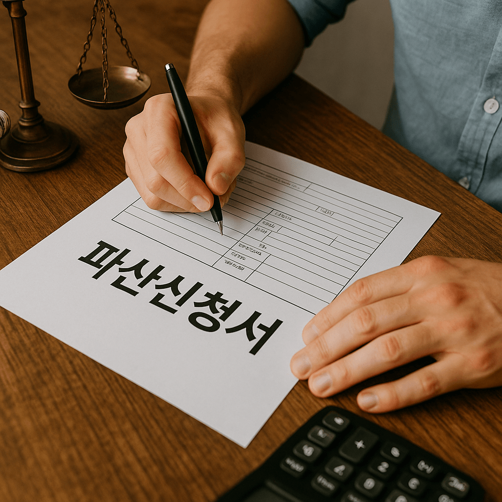 빚톡 파산신청 방법