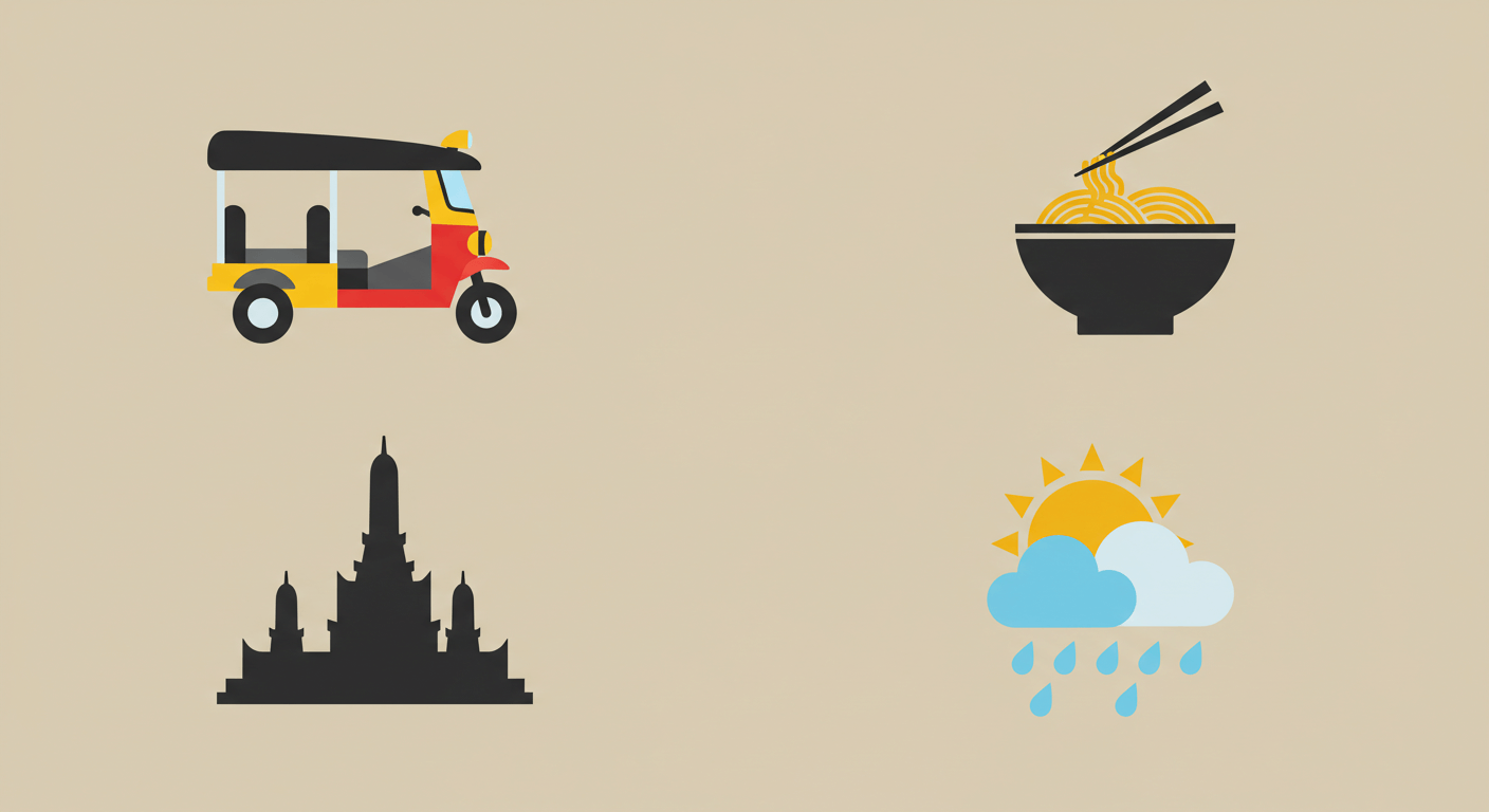 1. 태국 &ndash; 방콕과 치앙마이의 도시별 차이