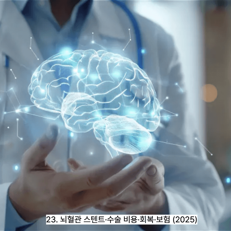 23. 뇌혈관 스텐트·수술 비용·회복·보험 (2025)