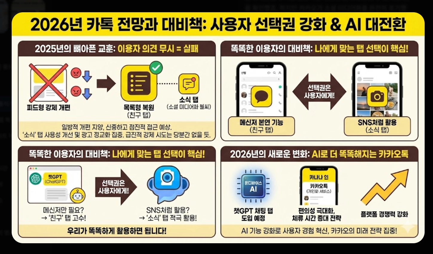 카톡 목록형 되돌리기 2025 완벽 가이드