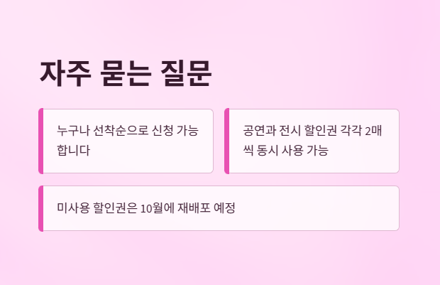 공연전시할인권