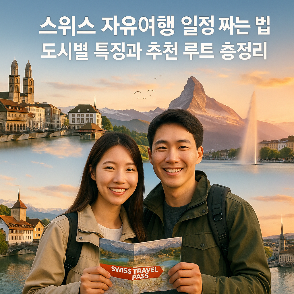 스위스 자유여행 일정 짜는 법 도시별 특징과 추천 루트 총정리