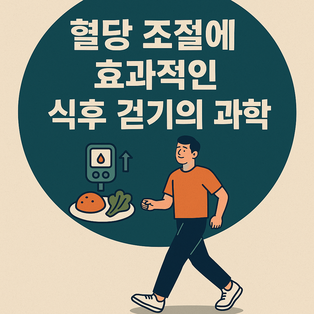 혈당 조절에 효과적인 식후 걷기의 과학