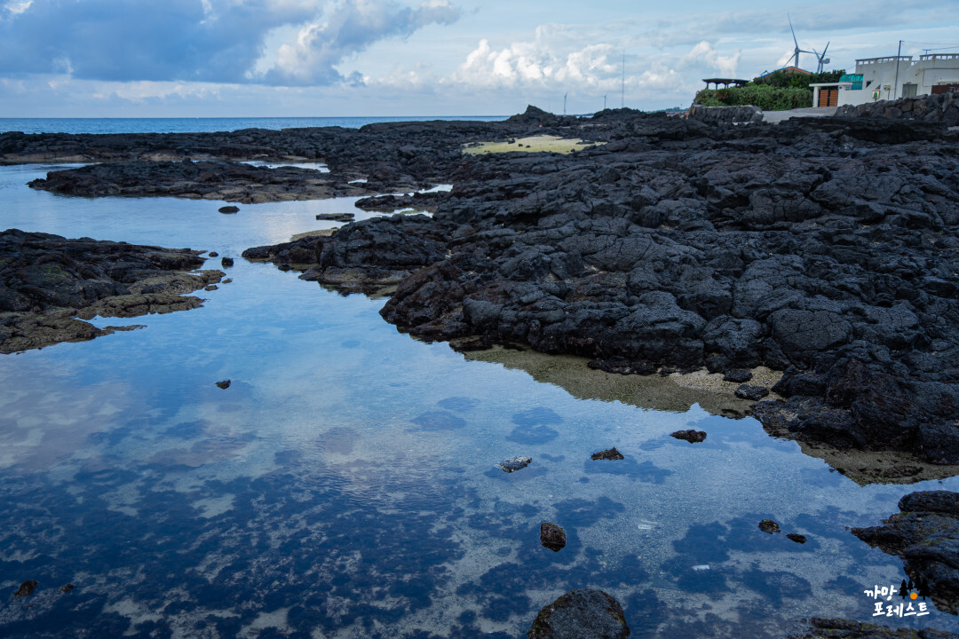 김녕 바닷길 물