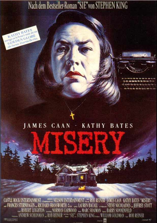 현대 사회의 스토킹이나 비정상적인 팬덤 문화가 가진 위험성을 날카롭게 꼬집은 영화 <미저리>.