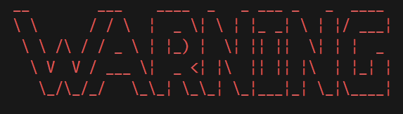 ASCII 아트 폰트 색상 변경