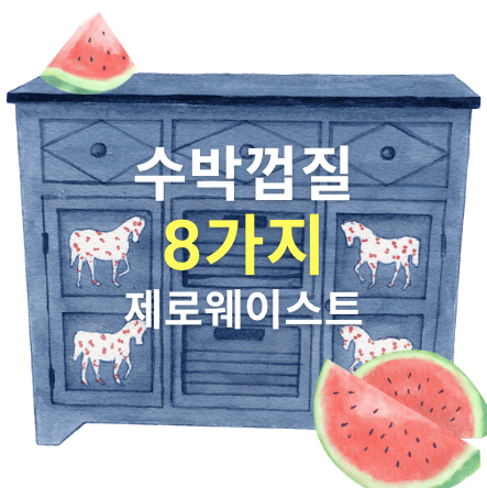 수박껍질 8가지 제로웨이스트 실험