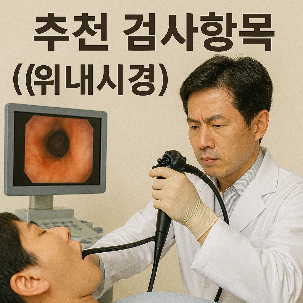 추천검사항목 위내시경