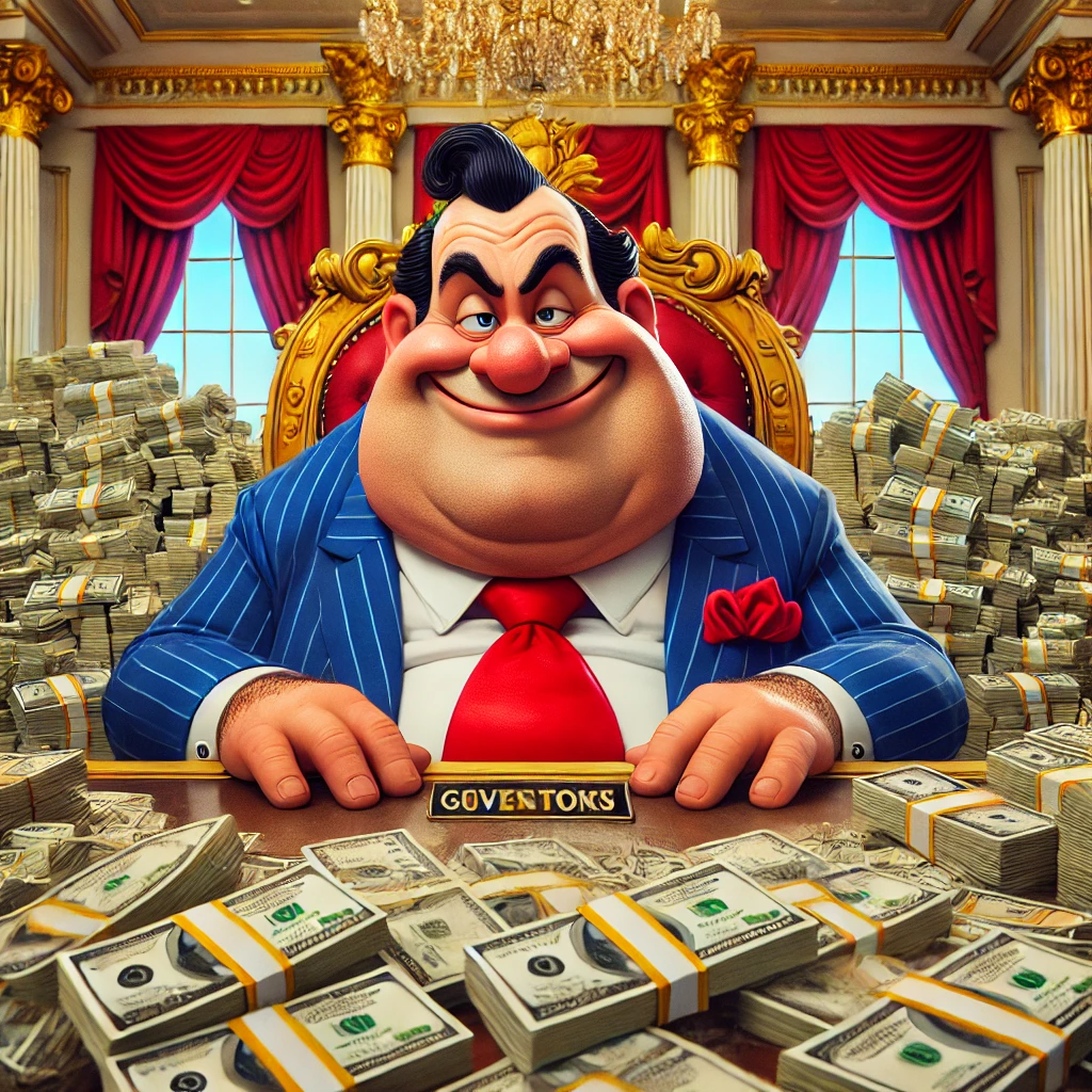 권위있는 트럼프 풍자