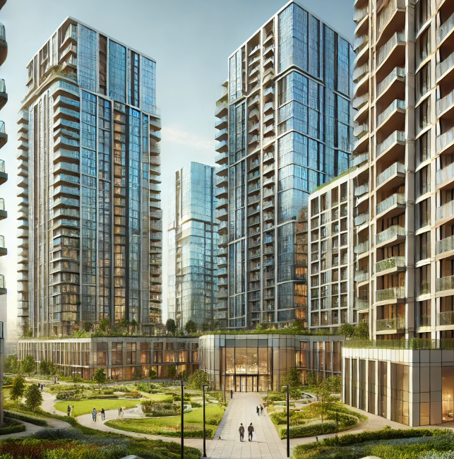 신축 아파트 단지