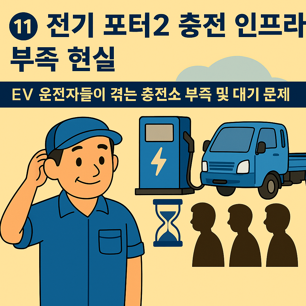전기 포터2 충전 인프라 부족 현실