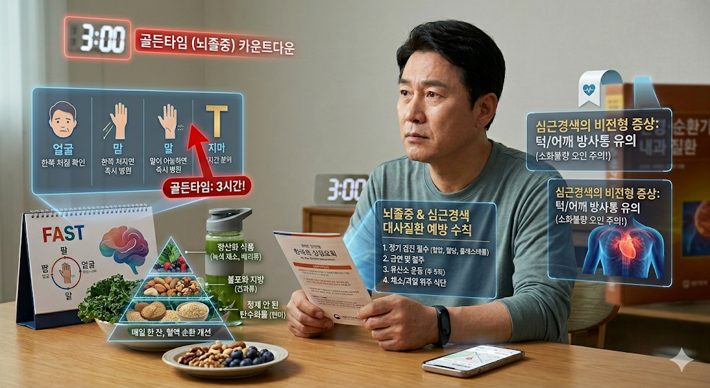 심근경색 뇌졸중 암