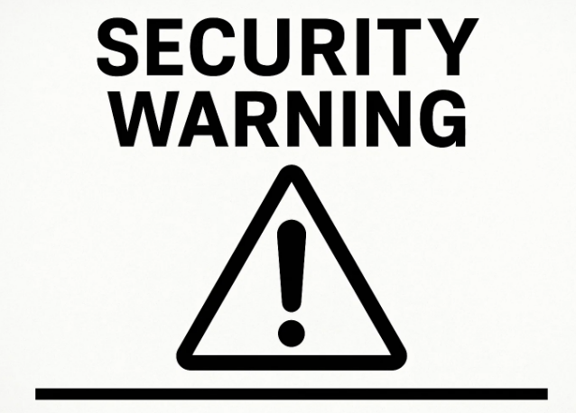 보안경고