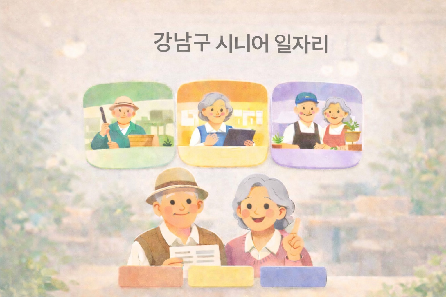 강남구 시니어 일자리