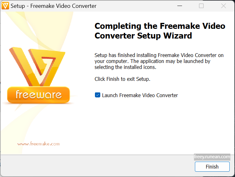 프리메이크 비디오 컨버터(Freemake Video Converter) 설치 화면