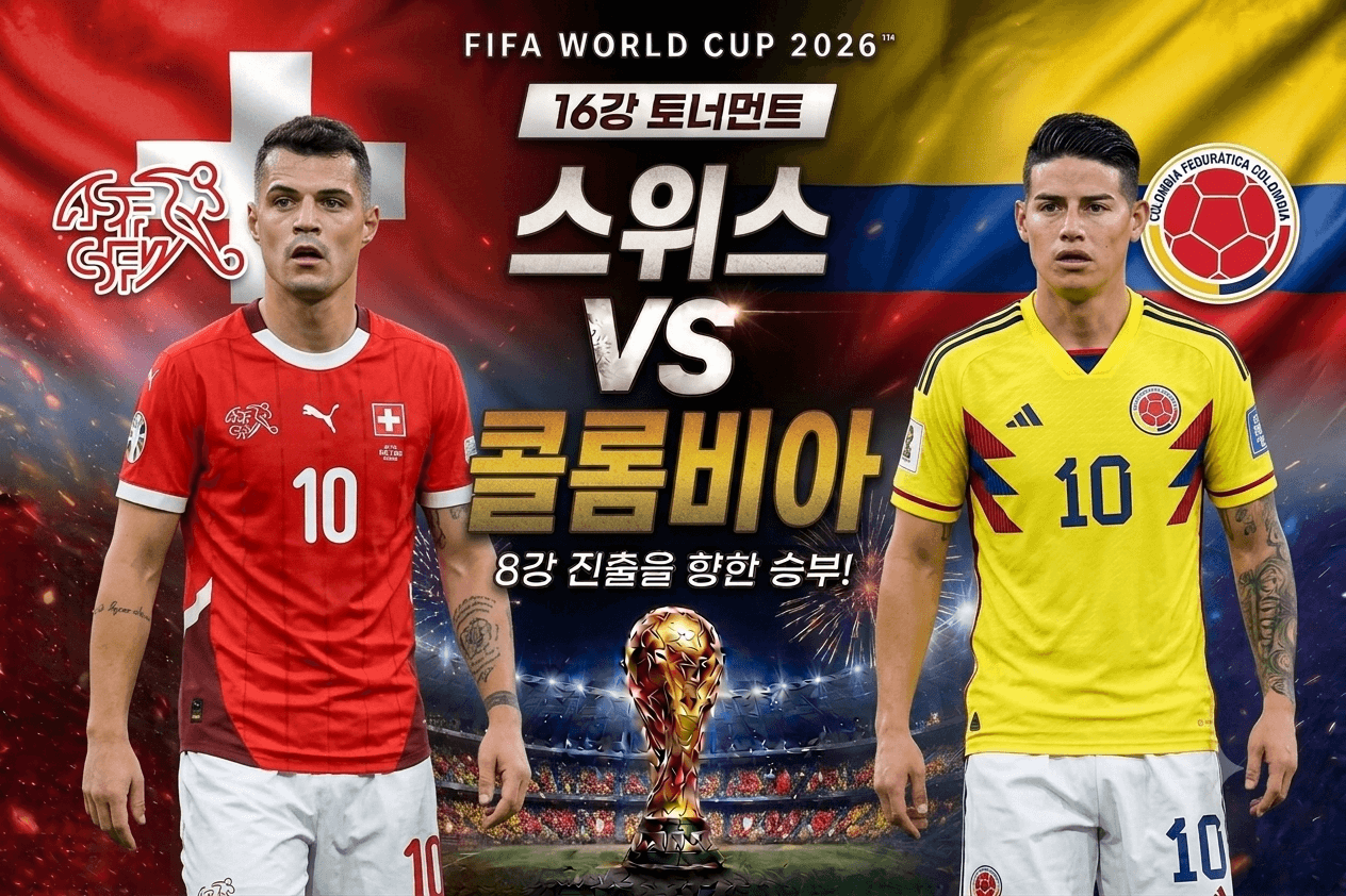 스위스 vs 콜롬비아