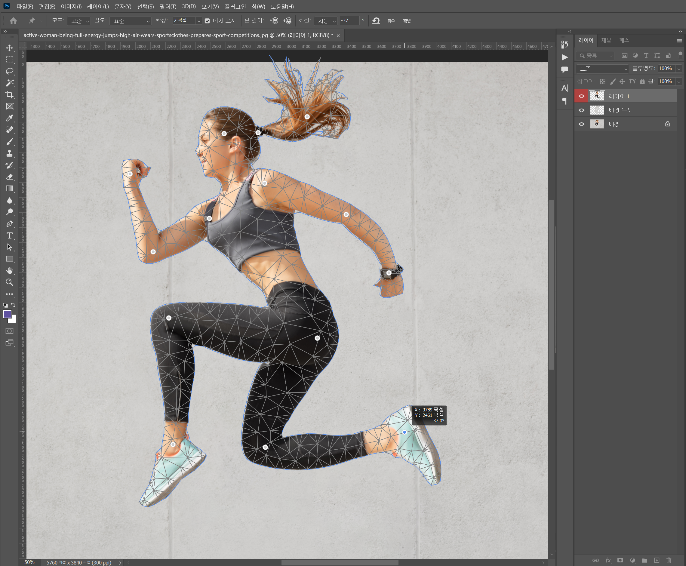 사람 관절 움직이기 2