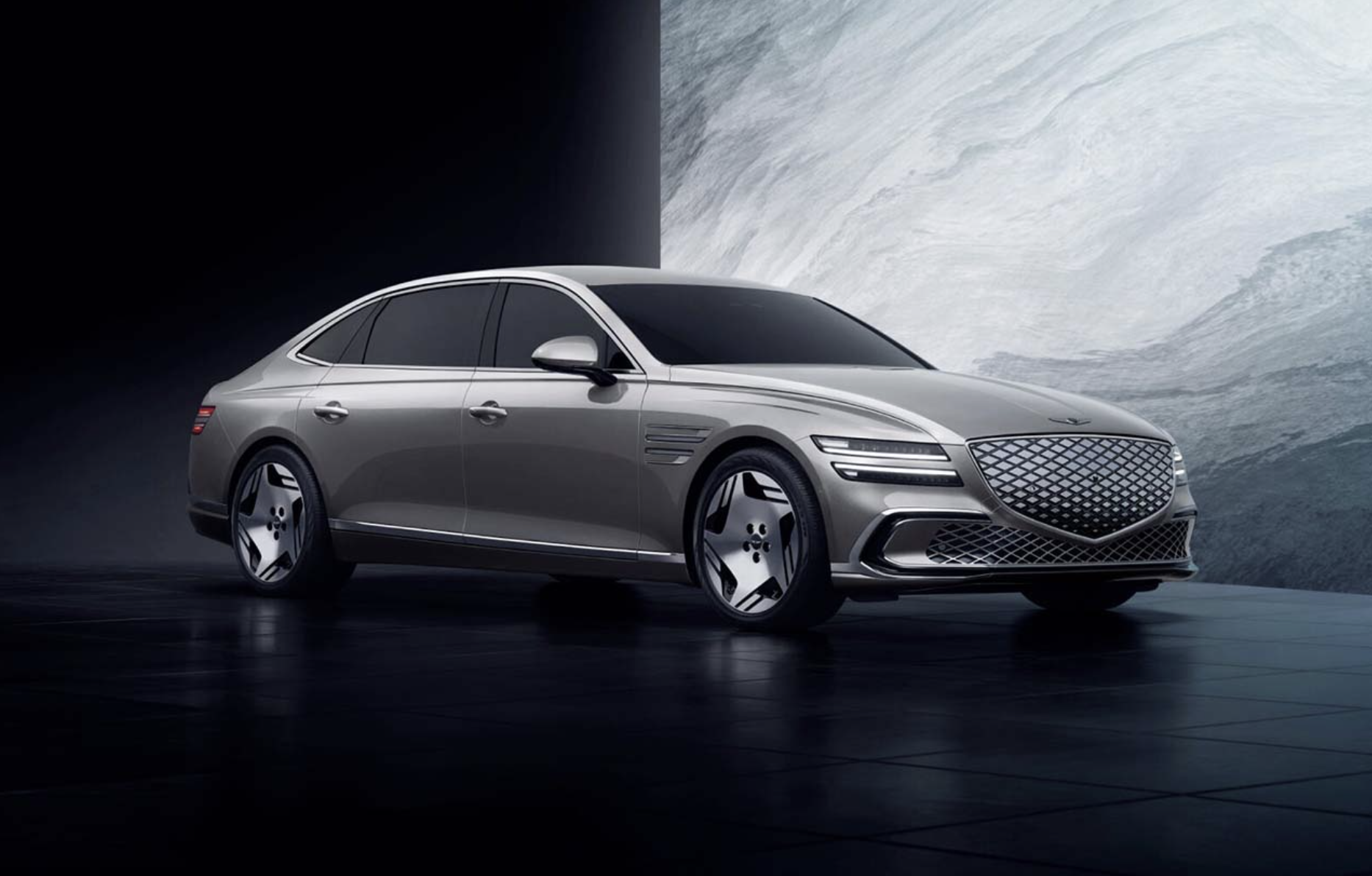 제네시스 G80 전동화모델 롱휠베이스