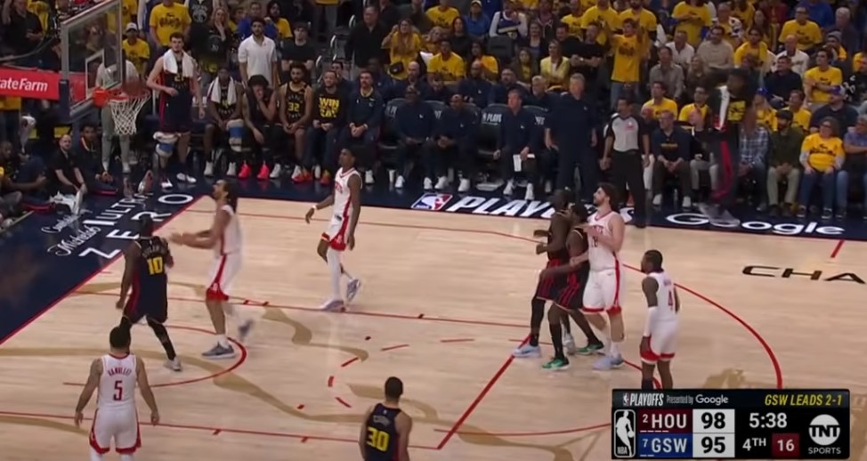 NBA 플레이오프 4차전 골든스테이트 vs 휴스톤 로케츠