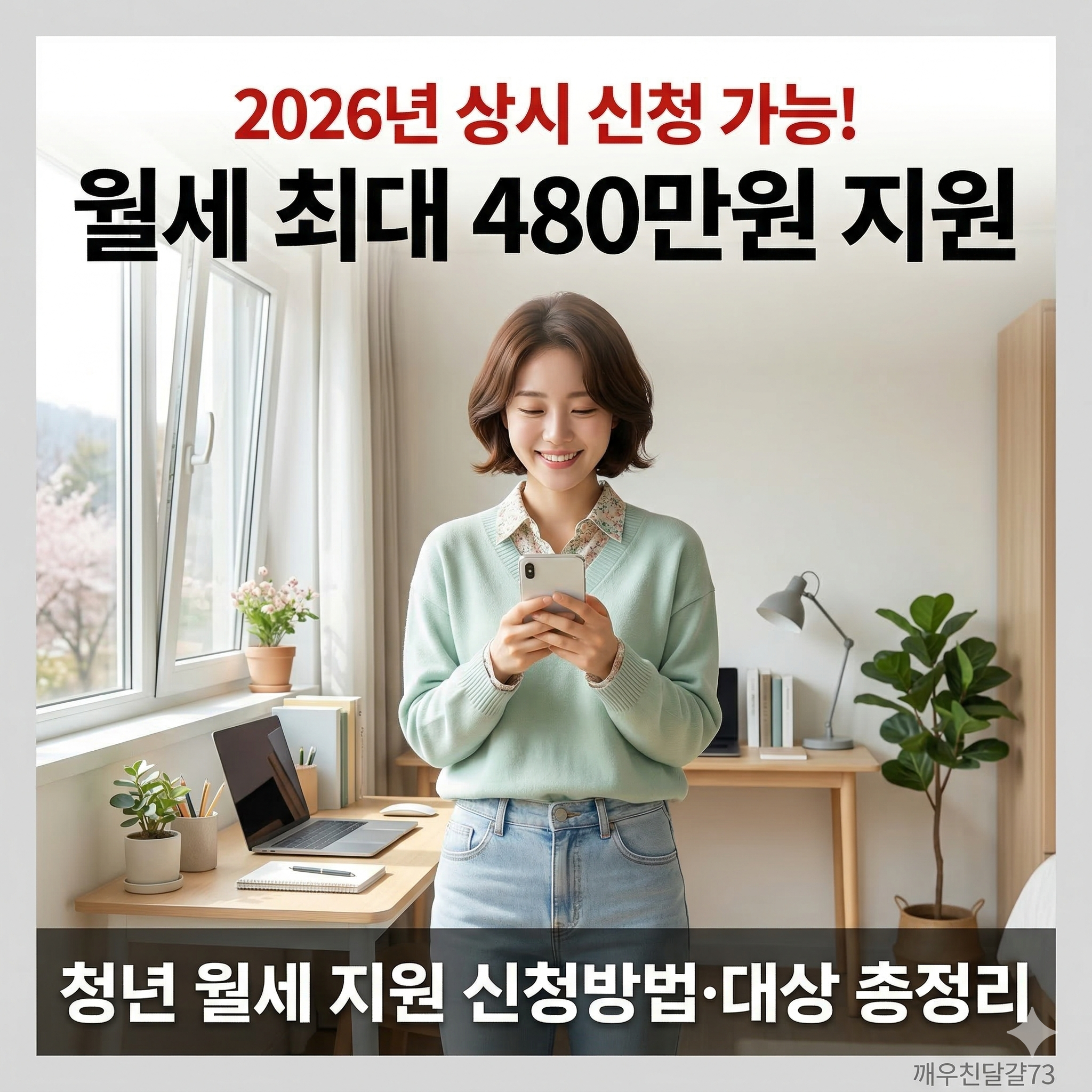 2026 청년 월세 지원 신청방법&middot;대상&middot;금액 총정리 (상시 신청 가능!)