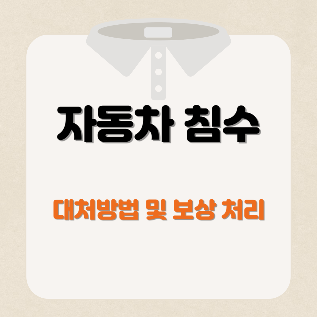 침수차량