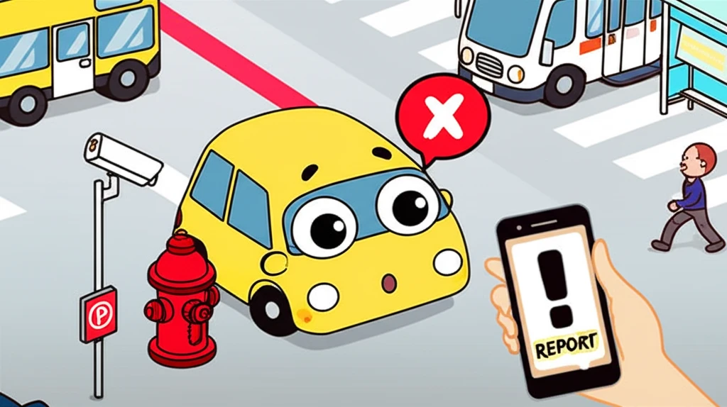 광주 서구 자동차 주정차 단속 알림 ..