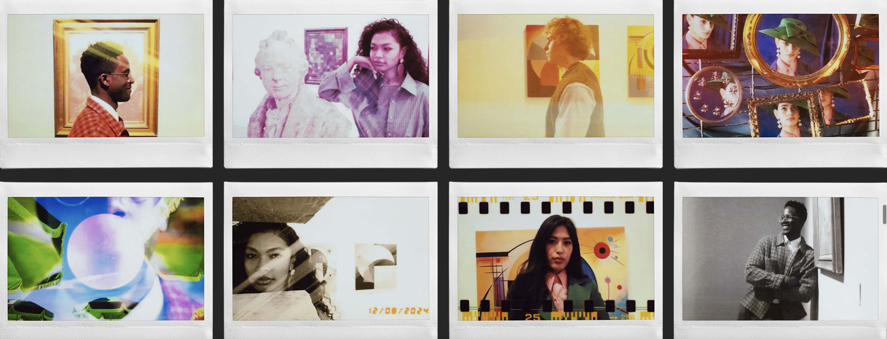 후지 필름 즉석 카메라 인스탁스 신제품 와이드 에보 결과물