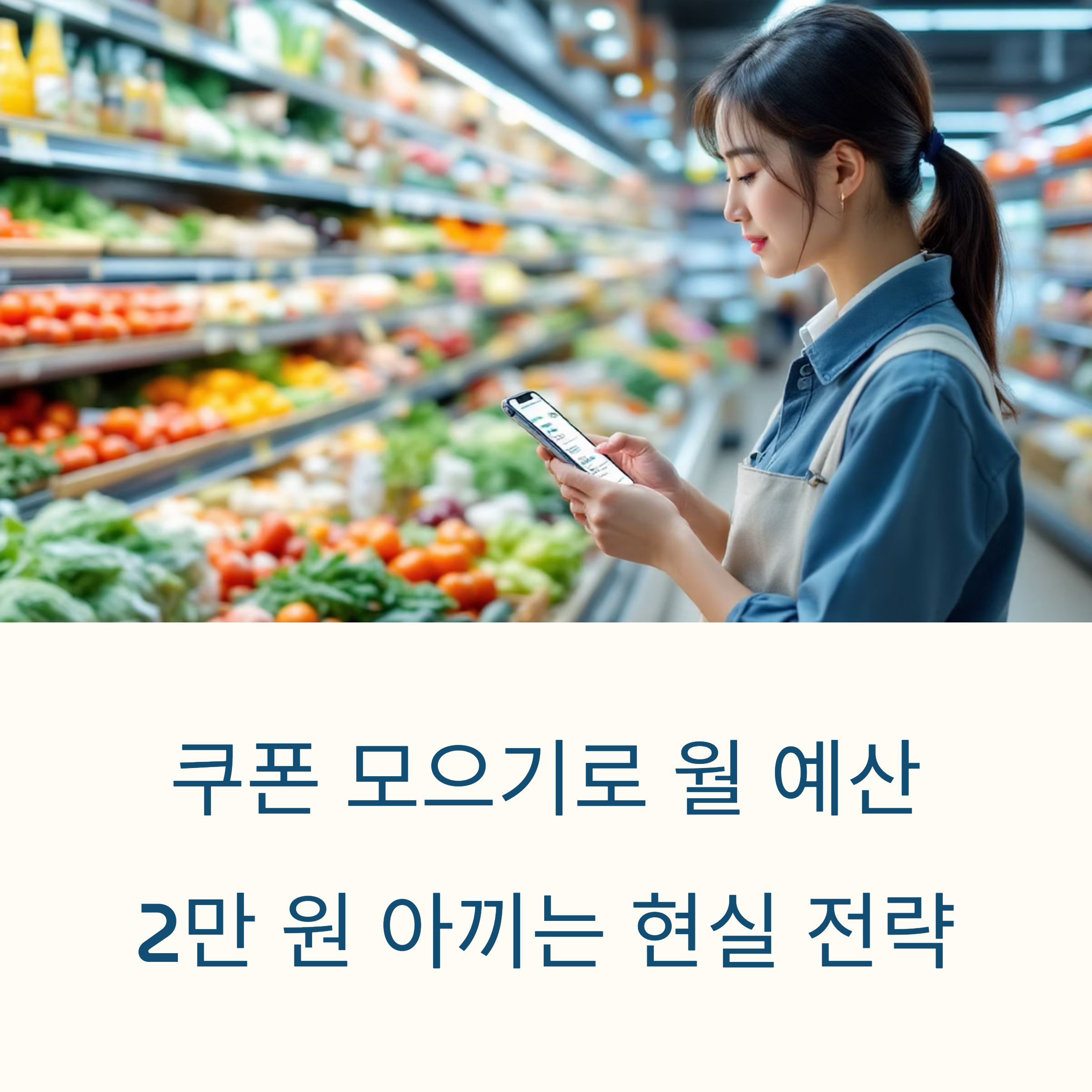 쿠폰 모으기로 월 장보기 예산 2만 원 아끼는 현실 전략