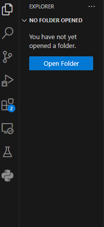 vscode explorer