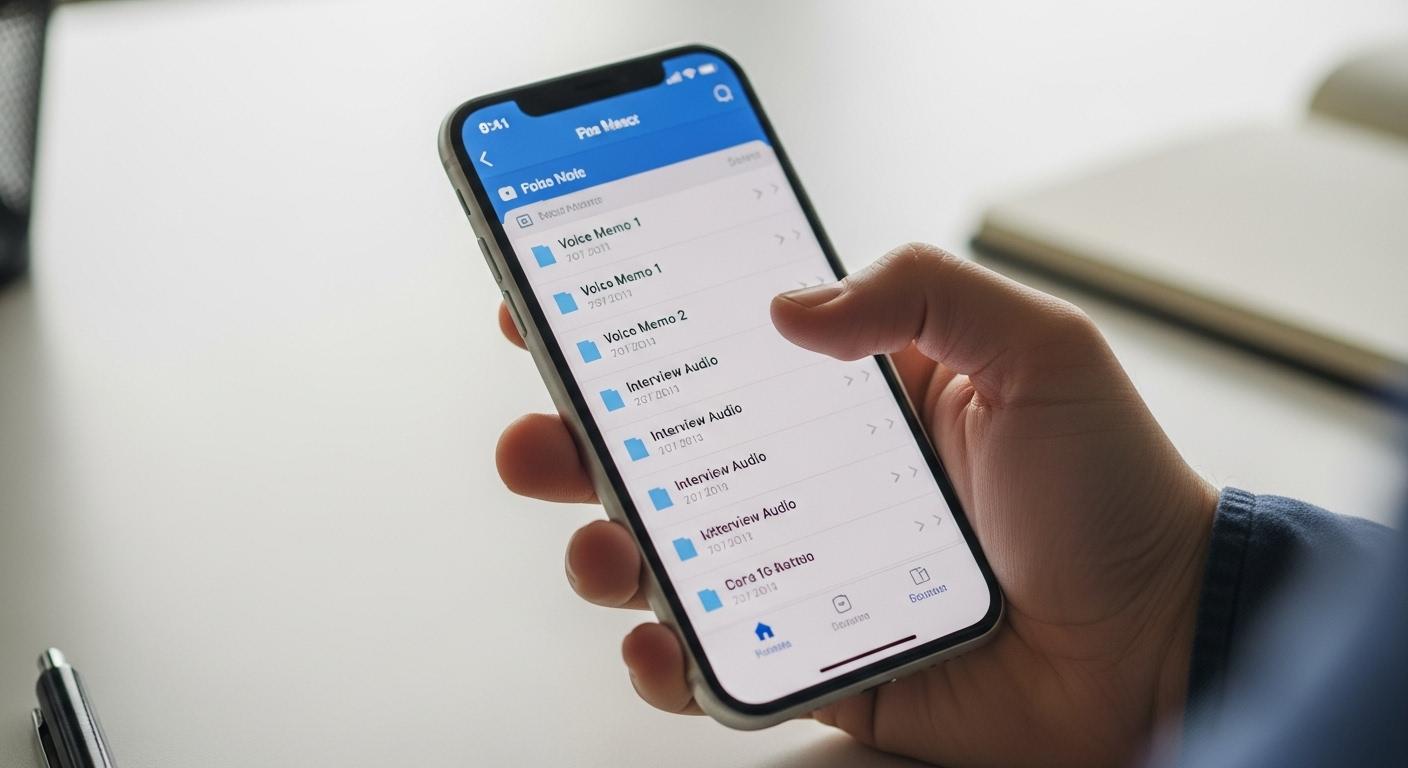 스마트폰 녹음파일 찾기